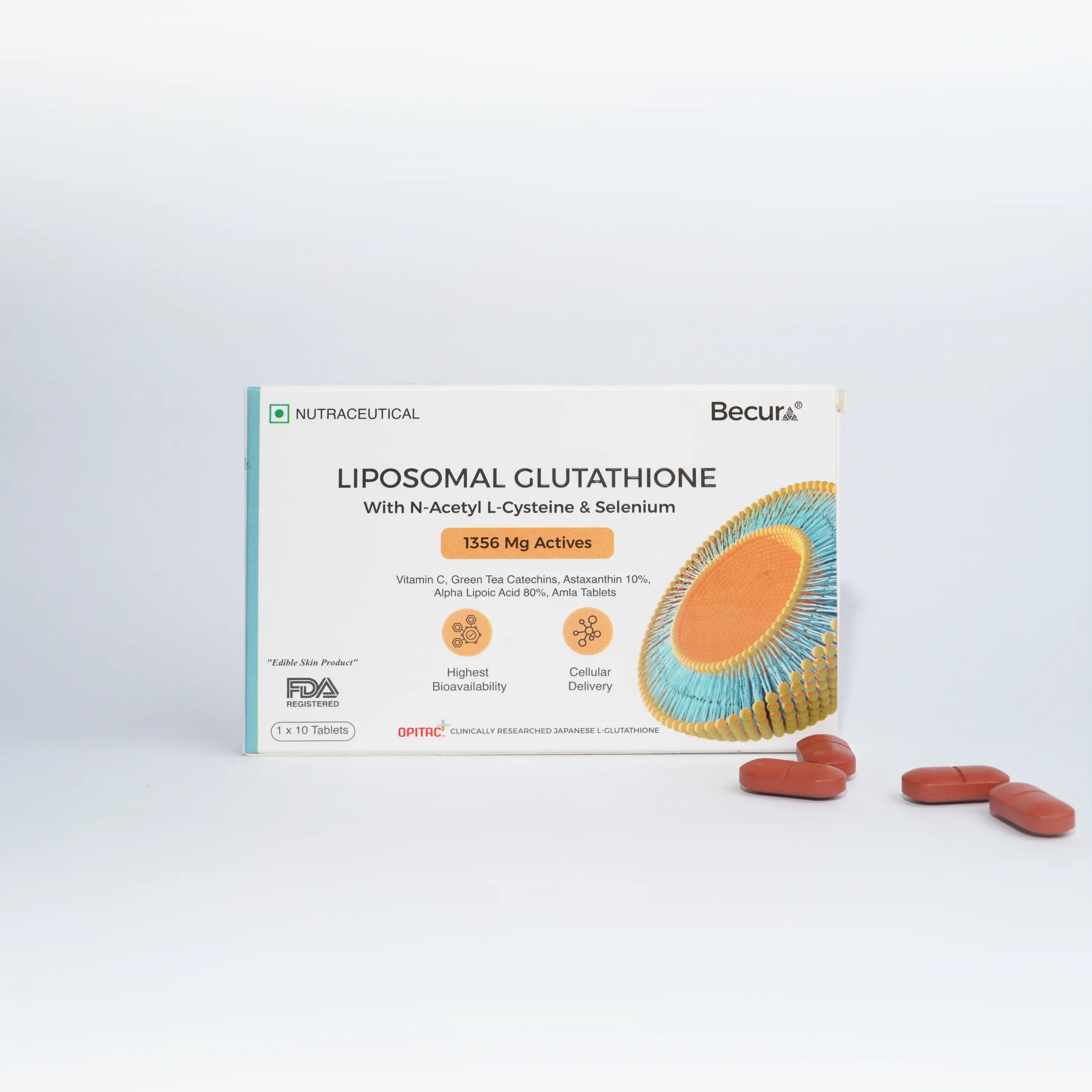 LIPOSOMAL GLUTATHIONE With N-Acetyl L- Cysteine &amp; Selenium