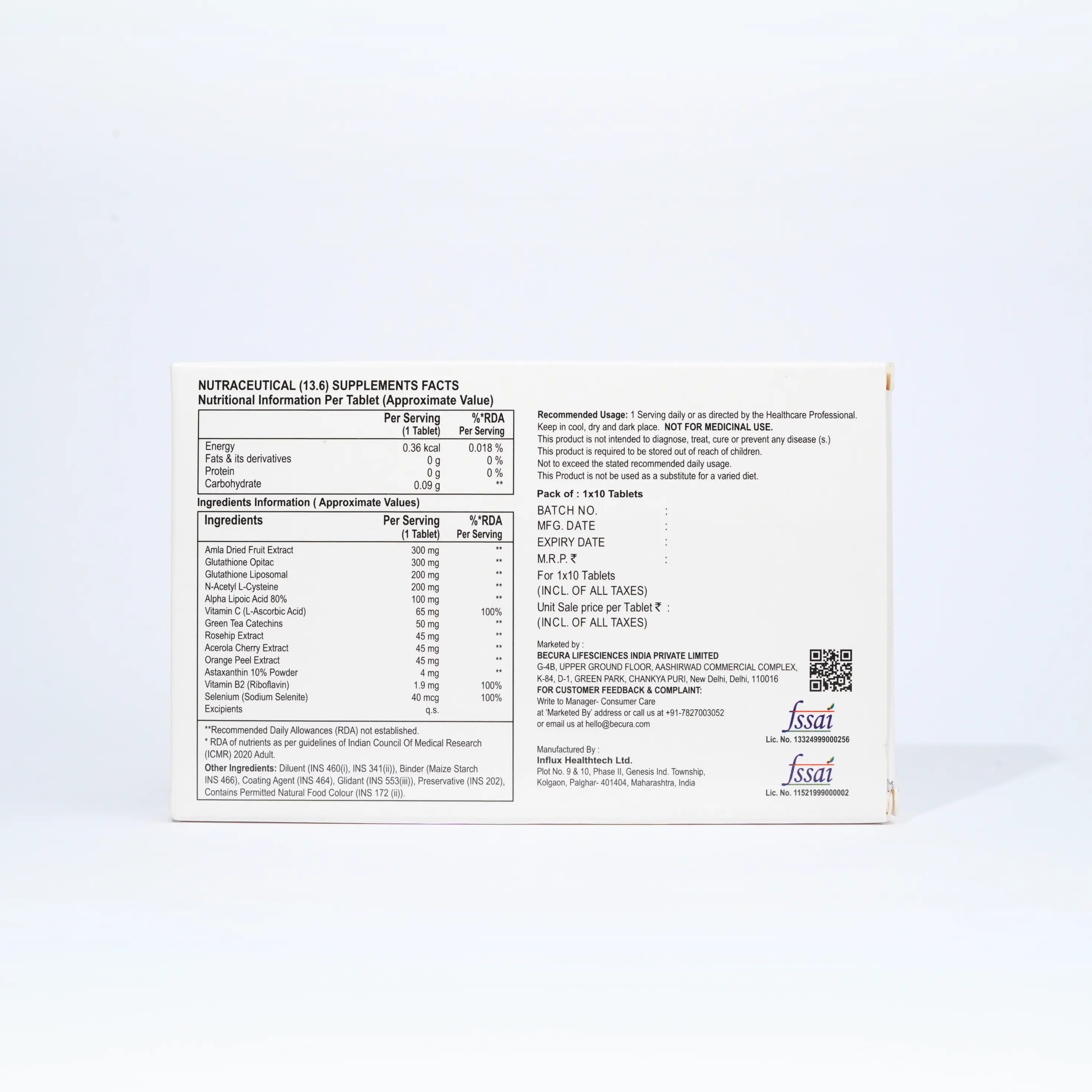 LIPOSOMAL GLUTATHIONE With N-Acetyl L- Cysteine &amp; Selenium